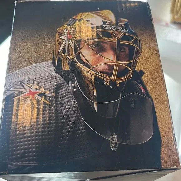 Marc-Andre Fleury NHL city national bank statue figurine new with box. Collected